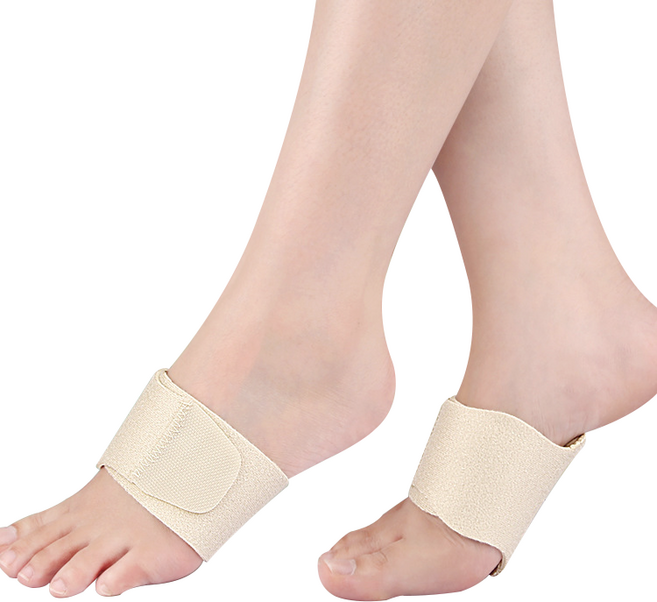 발바닥 아치 보호 쿠션 패드 베이지, 1세트