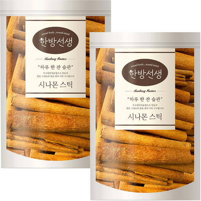 한방선생 시나몬스틱, 100g, 2개