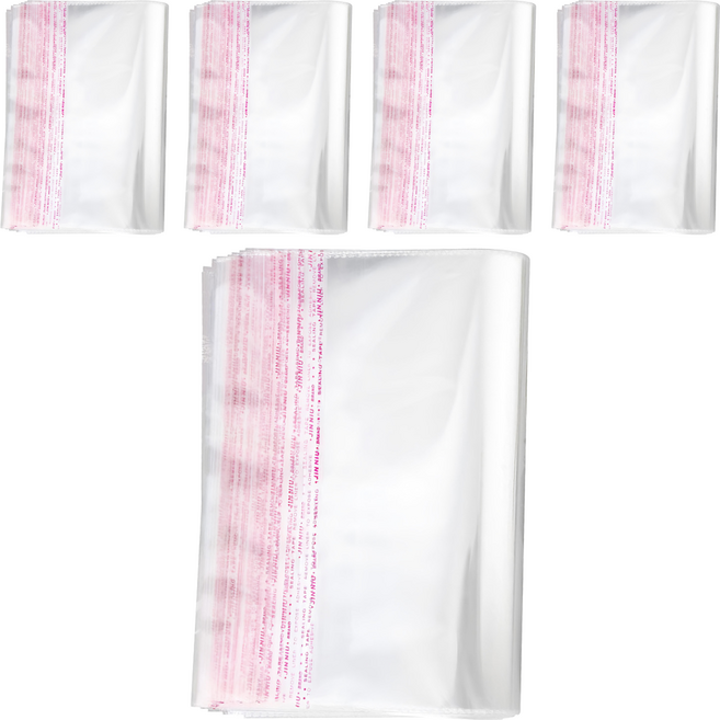 OPP自黏袋 花刀 有孔 平整切面 防爆, 100張, 5包