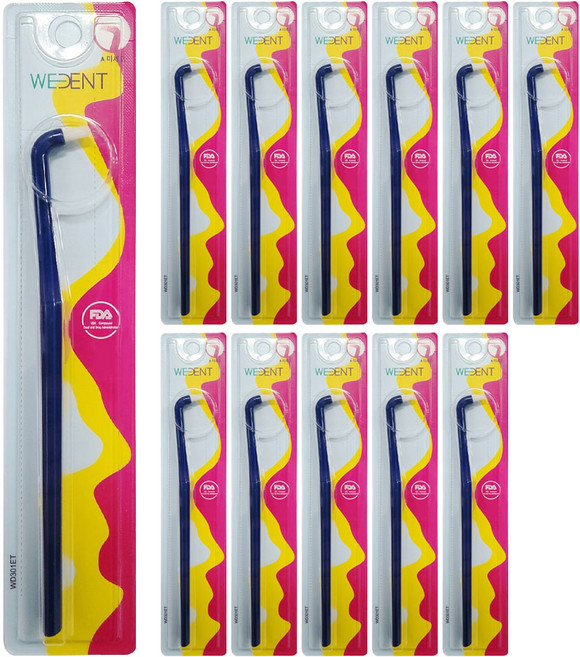 위덴 앤드터프트 미세모 칫솔 네이비, 12개, 1개입, 5mm