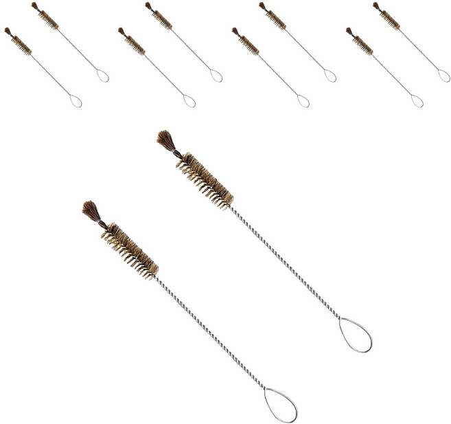 월드크린 돈모 원형 병솔 30파이, 혼합색상, 10개