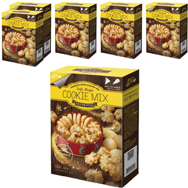브레드가든 사르르 마법 쿠키 믹스, 330g, 6개
