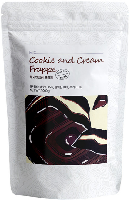 베오베 쿠키앤크림 프라페 분말, 1kg, 1개입, 1개
