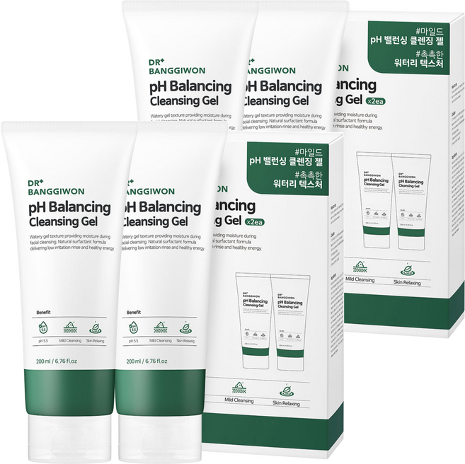 닥터방기원 pH 밸런싱 클렌징 젤, 200ml, 4개