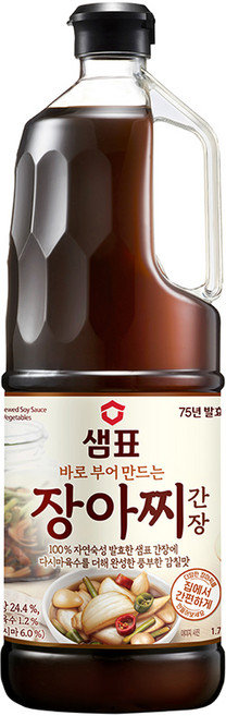 샘표 장아찌 간장, 1.7L, 1개