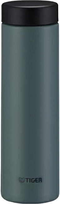 TIGER 虎牌 樂潔上蓋 夢重力不鏽鋼直飲式保溫保冷杯 MMZ-W060型 - 超輕量 整支可機洗, 鼠尾草綠, 600ml, 1個