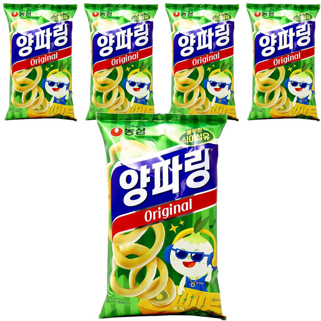양파링 오리지널, 80g, 5개