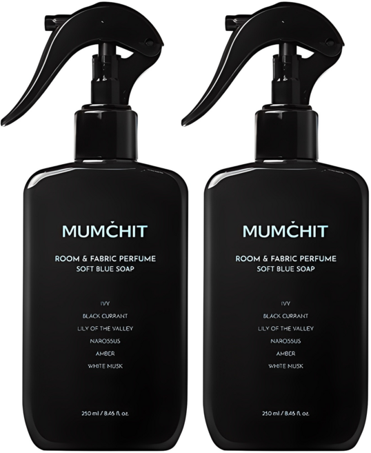 멈칫 대용량 섬유향수, 소프트블루 솝, 250ml, 2개