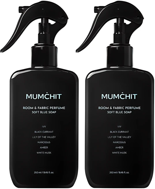 멈칫 대용량 섬유향수, 소프트블루 솝, 250ml, 2개 - 쿠팡