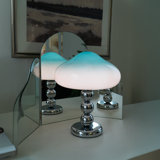 레나에너지 블룸 클라우드 무드 램프, 화이트블루