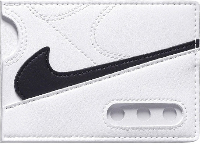 NIKE 耐吉 ICON AIR MAX 90 N1009740102OS 卡片夾, 白黑, 1個