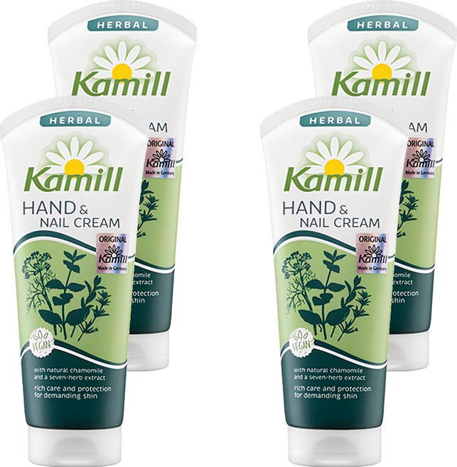 카밀 핸드 앤 네일 크림 허벌, 4개