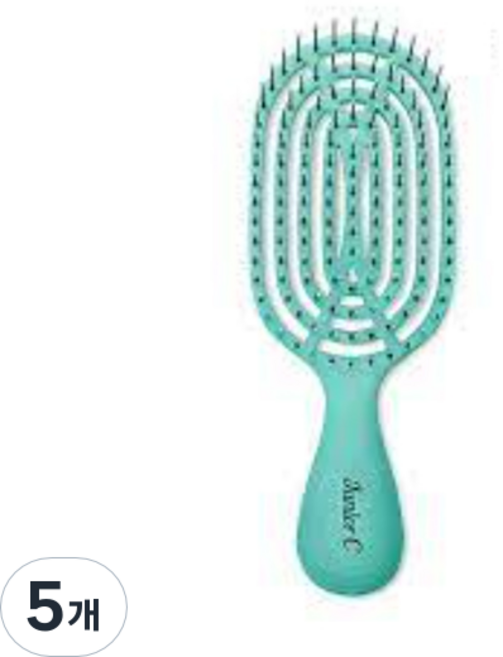뉴웨이 헤어브러쉬 주니어씨, 그린, 5개