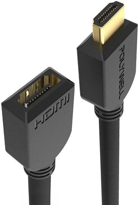 POLYWELL 寶利威爾 HDMI 2.0 延長線 PW15-W60-P020, 1條, 2m