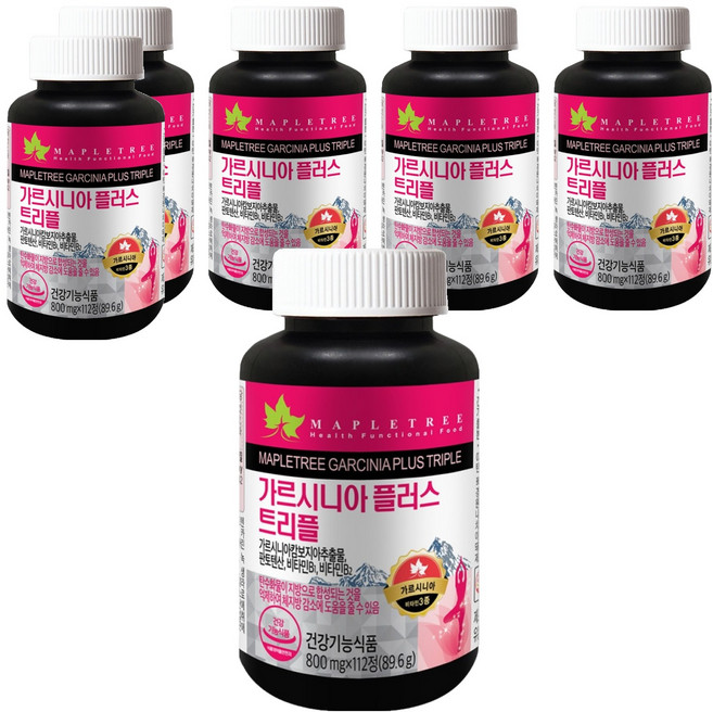 메이플트리 가르시니아 플러스 트리플, 112정, 6개