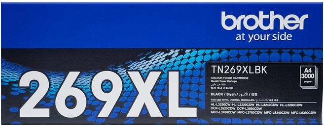 brother 兄弟牌 台灣公司貨 正品碳粉匣 TN-269XLBK, 黑色, 1個