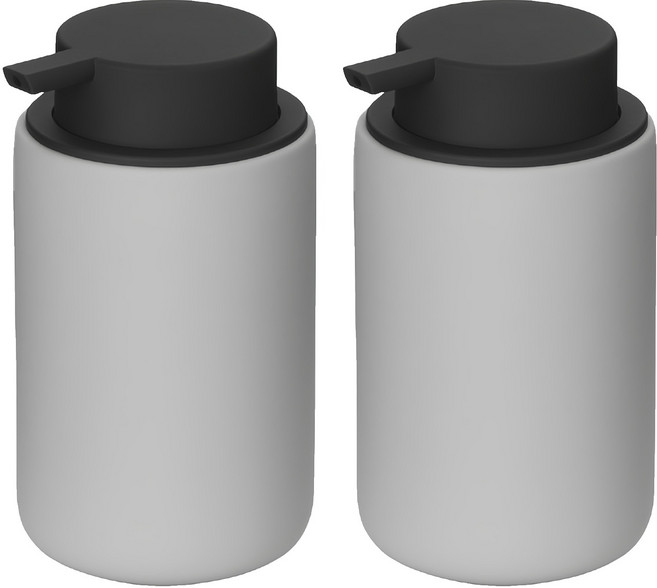 kela Sana 好按壓陶製洗手乳罐 300ml, 2個, 象灰色