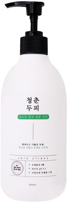 청춘두피 청소년 두피 쿨링 샴푸 머스크향, 500ml, 1개