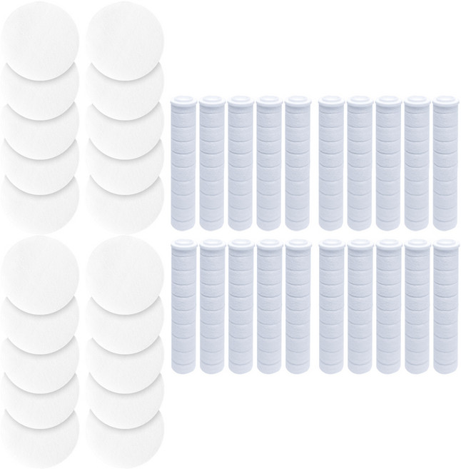 필터클래스 아토젯 샤워기 호환 녹물제거필터 10개 + 헤드필터 10개, 2개, 무향