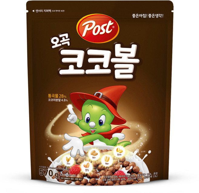 포스트 오곡 코코볼 시리얼, 570g, 1개
