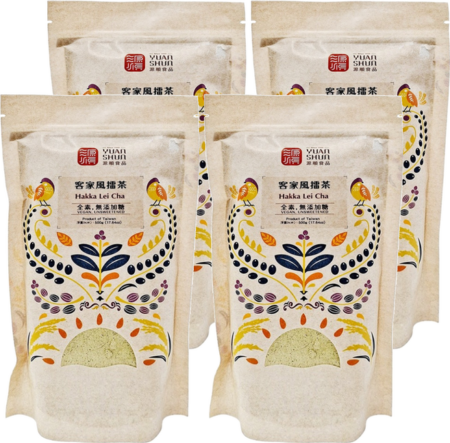 源順食品 客家風擂茶, 500g, 1入, 4包