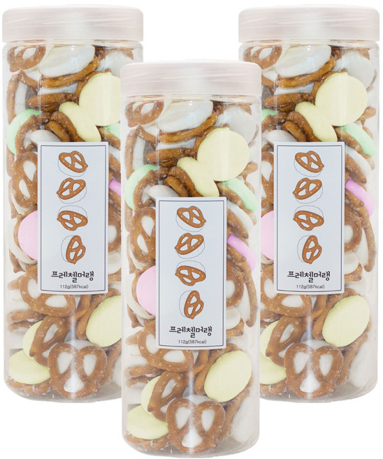 甜鹹蝴蝶餅馬林糖, 112g, 3罐