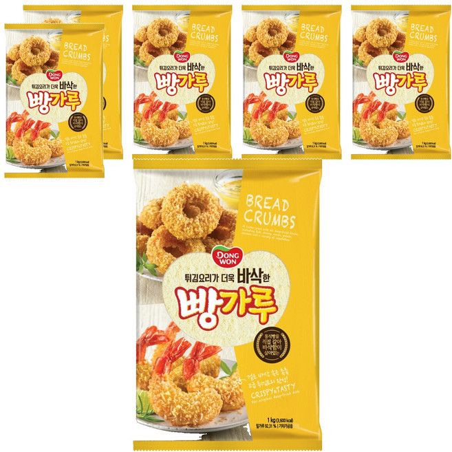 동원 빵가루, 1kg, 6개