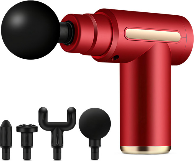 Mini輕量型便攜隨身震動式筋膜槍, 不適用, 卓越紅