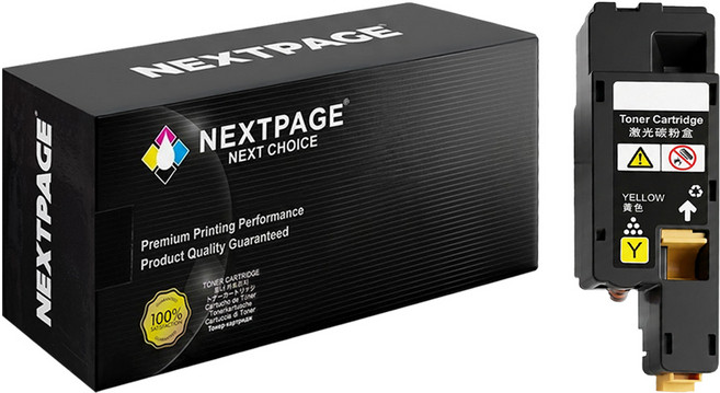 NEXTPAGE 台灣榮工 黃色相容碳粉匣 適用於 FujiXerox印表機, 黃色, 1個