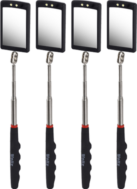 Wellz LED 검사거울 KIM-5283L, 4개