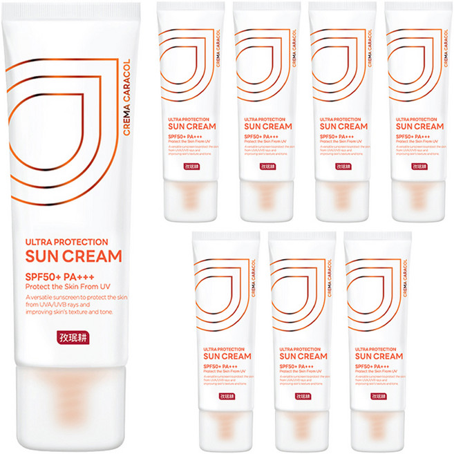 자민경 크레마카라콜 울트라 프로텍션 썬크림 SPF50+ PA+++, 50ml, 8개