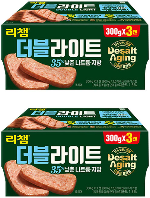 리챔 더블라이트 3p, 300g, 6개