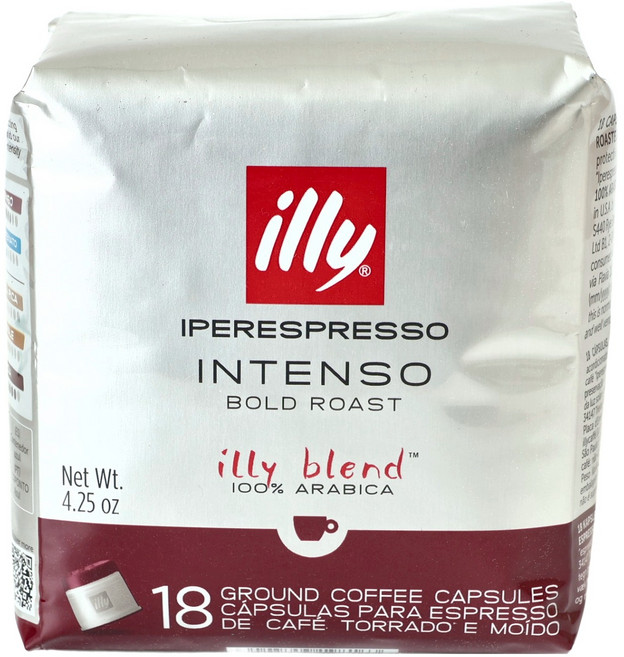 illy Dark 膠囊咖啡, 6.7g, 18入, 1個