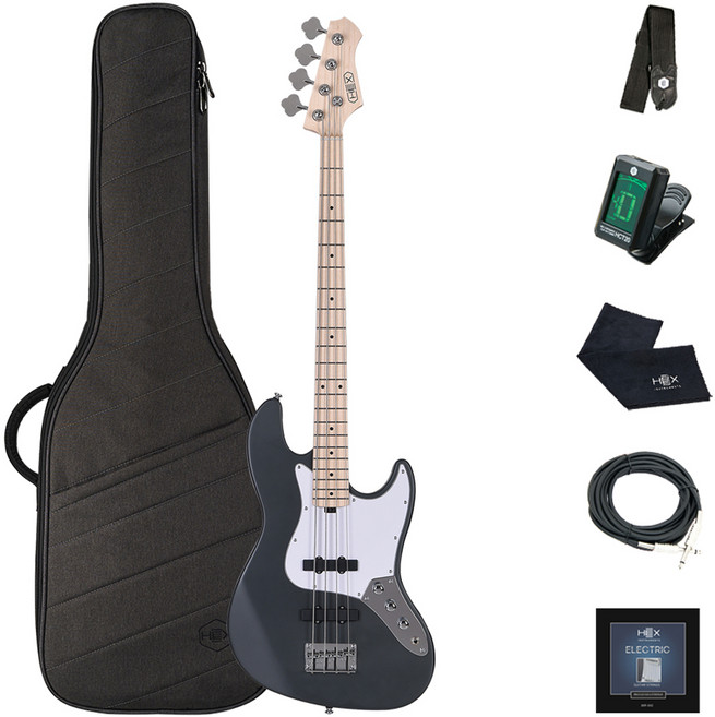 헥스 입문용 베이스 기타, B100M S/SG, GRAY, 1개