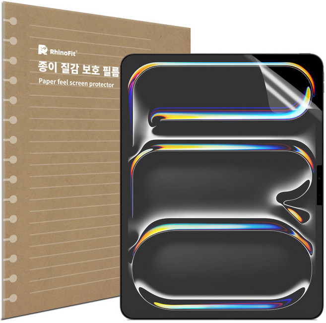 라이노핏 종이질감 액정 보호 필름 세트, 투명, 1세트