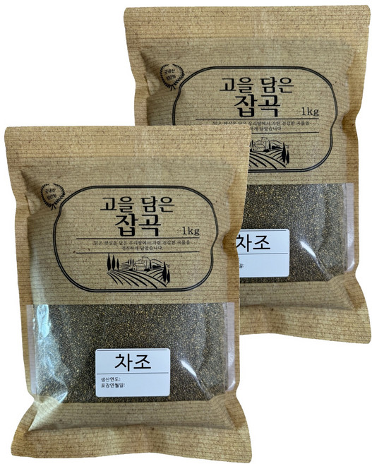 고을담은 국산 차조, 1kg, 2개