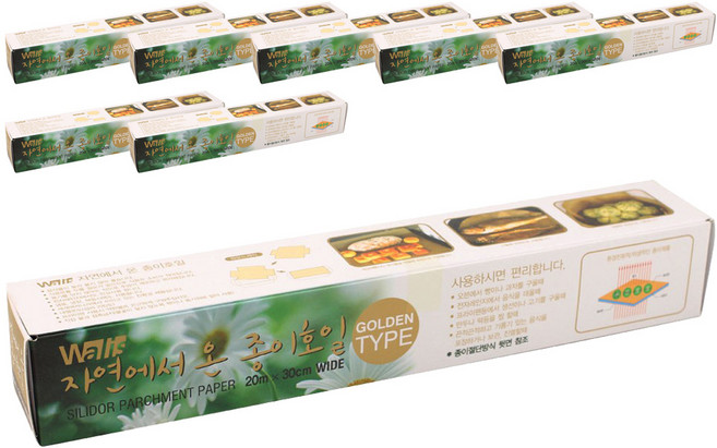 노르딕페이퍼 자연에서 온 종이호일 골든, 20m, 1개입, 8개