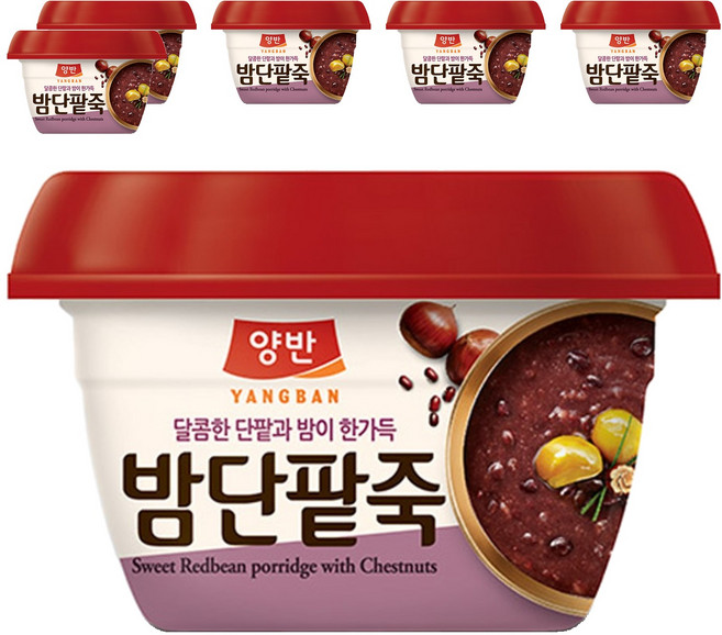 동원 양반 밤단팥죽, 285g, 6개