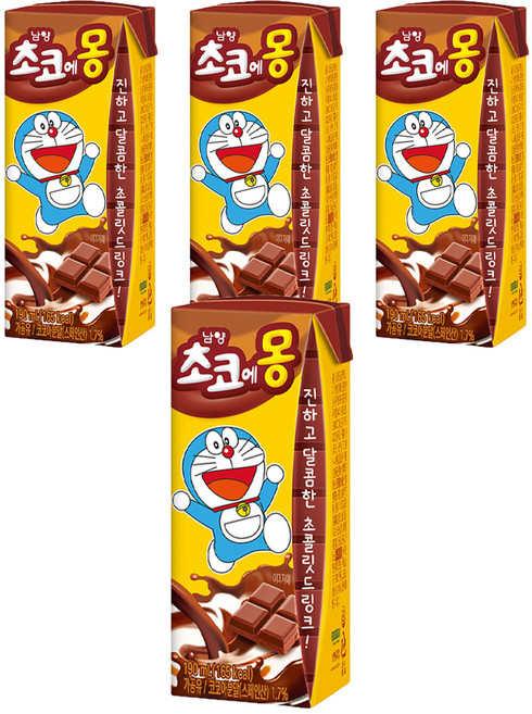 초코에몽, 190ml, 4개