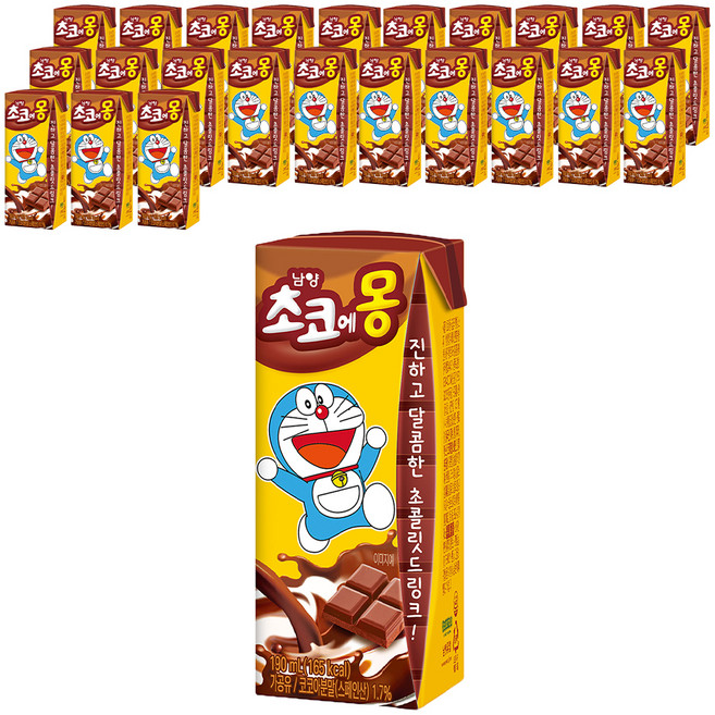 초코에몽, 190ml, 24개