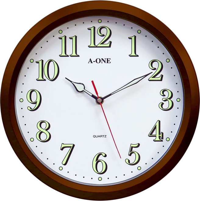 A-ONE 金吉星 經典掛鐘 TG-0312, 咖啡色