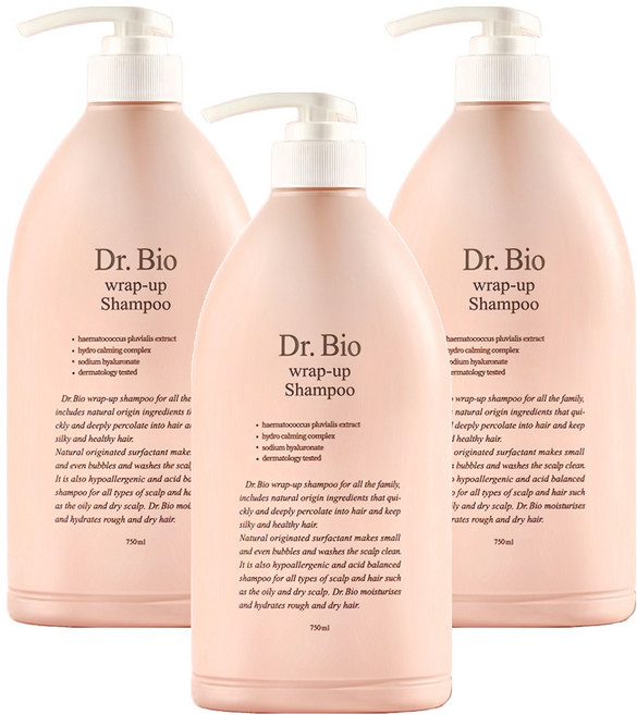 Dr.Bio 乳酸菌洗髮露, 750ml, 3瓶