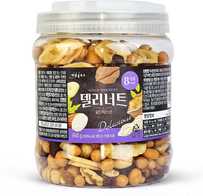 투데이넛 델리너트 믹스넛, 840g, 1개