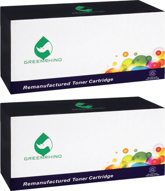 GREENRHINO 綠犀牛 環保碳粉匣 HP CF217A 17A, 黑色, 2個