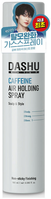 다슈 데일리 카페인 에어 홀딩 헤어스프레이, 180ml, 1개