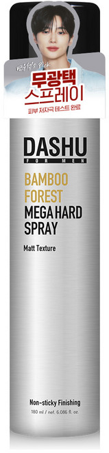 다슈 포 맨 밤부 포레스트 메가 하드 헤어 스프레이, 180ml, 1개