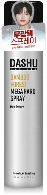 다슈 포 맨 밤부 포레스트 메가 하드 헤어 스프레이, 180ml, 1개 - 쿠팡