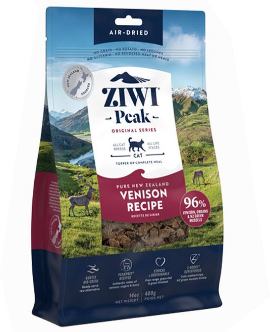 ZIWI Peak 滋益巔峰 經典系列 全齡貓飼料, 400g, 1袋, 鹿肉