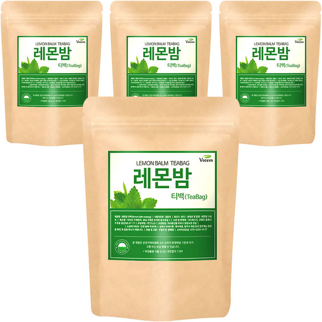 보템 레몬밤 티백, 1개입, 400개, 1.2g