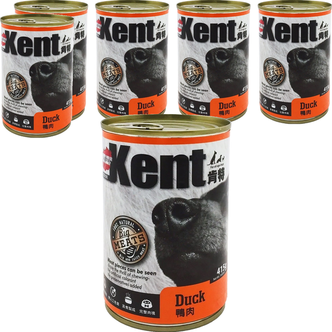 Kent 肯特 全齡犬 狗罐頭, 415g, 6罐
